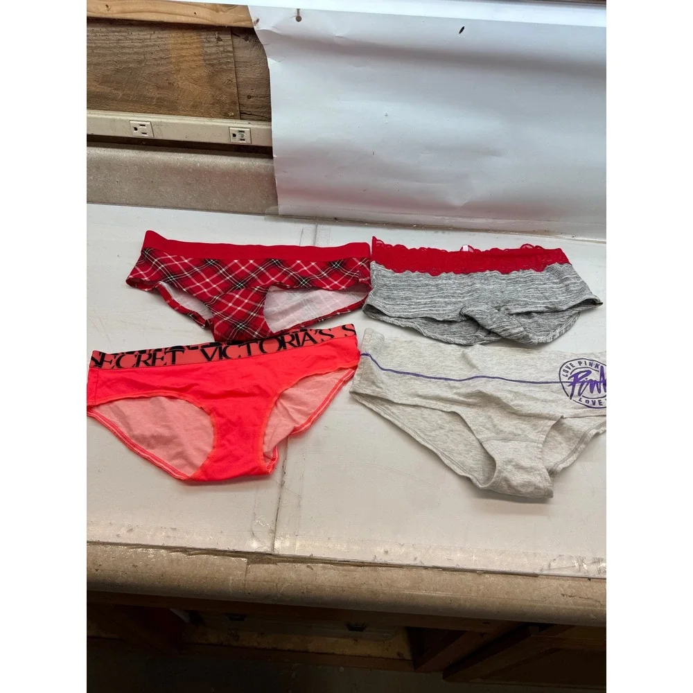 Victorias Secret PINK Panty Bundle Lot of 10 Boyshort Hipster Lace Cheeky Womens - Picture 3 of 3